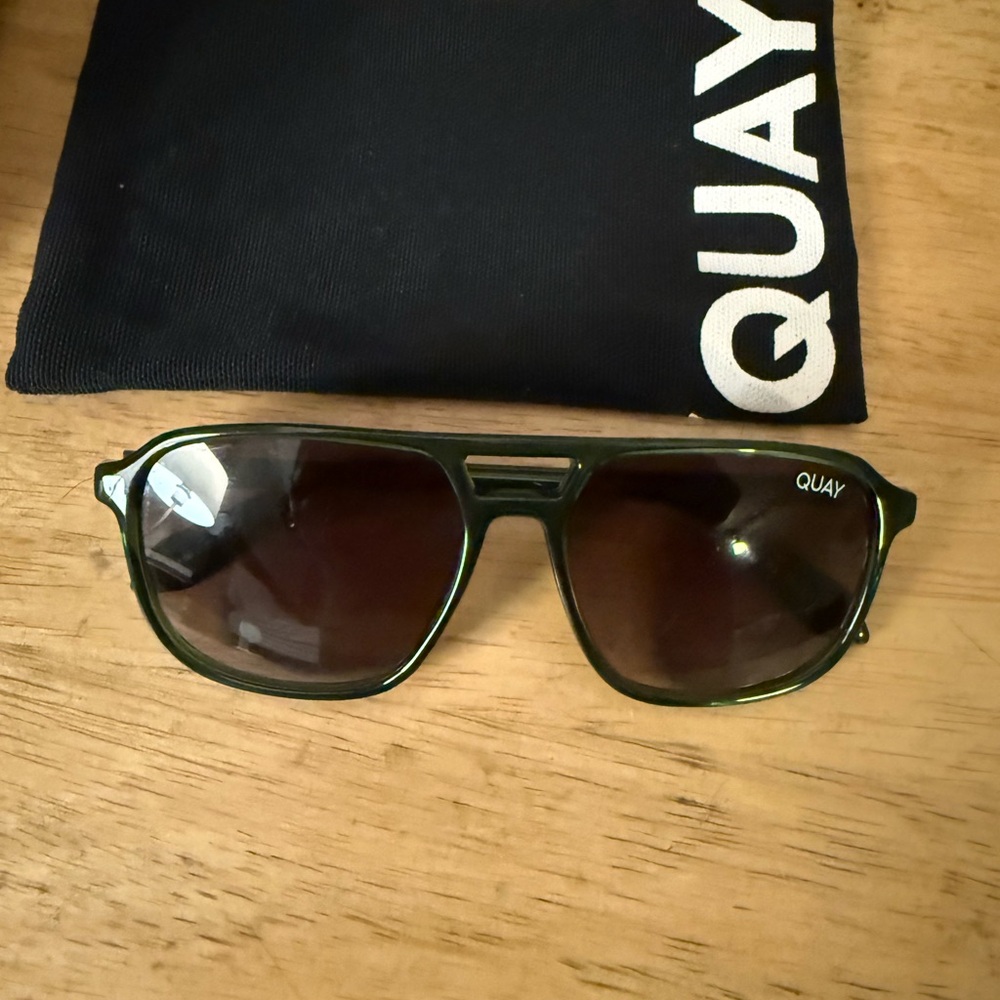 Quay Australia Green Sunglasses